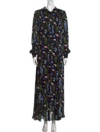 Carolina Herrera Silk Long Dress