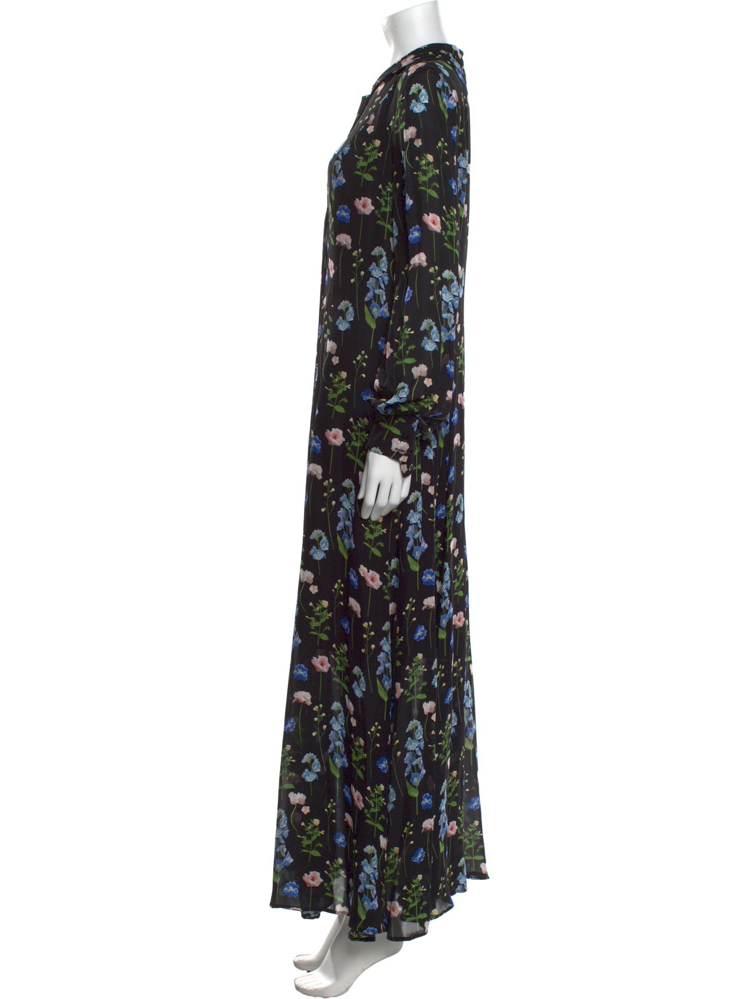 Carolina Herrera Silk Long Dress