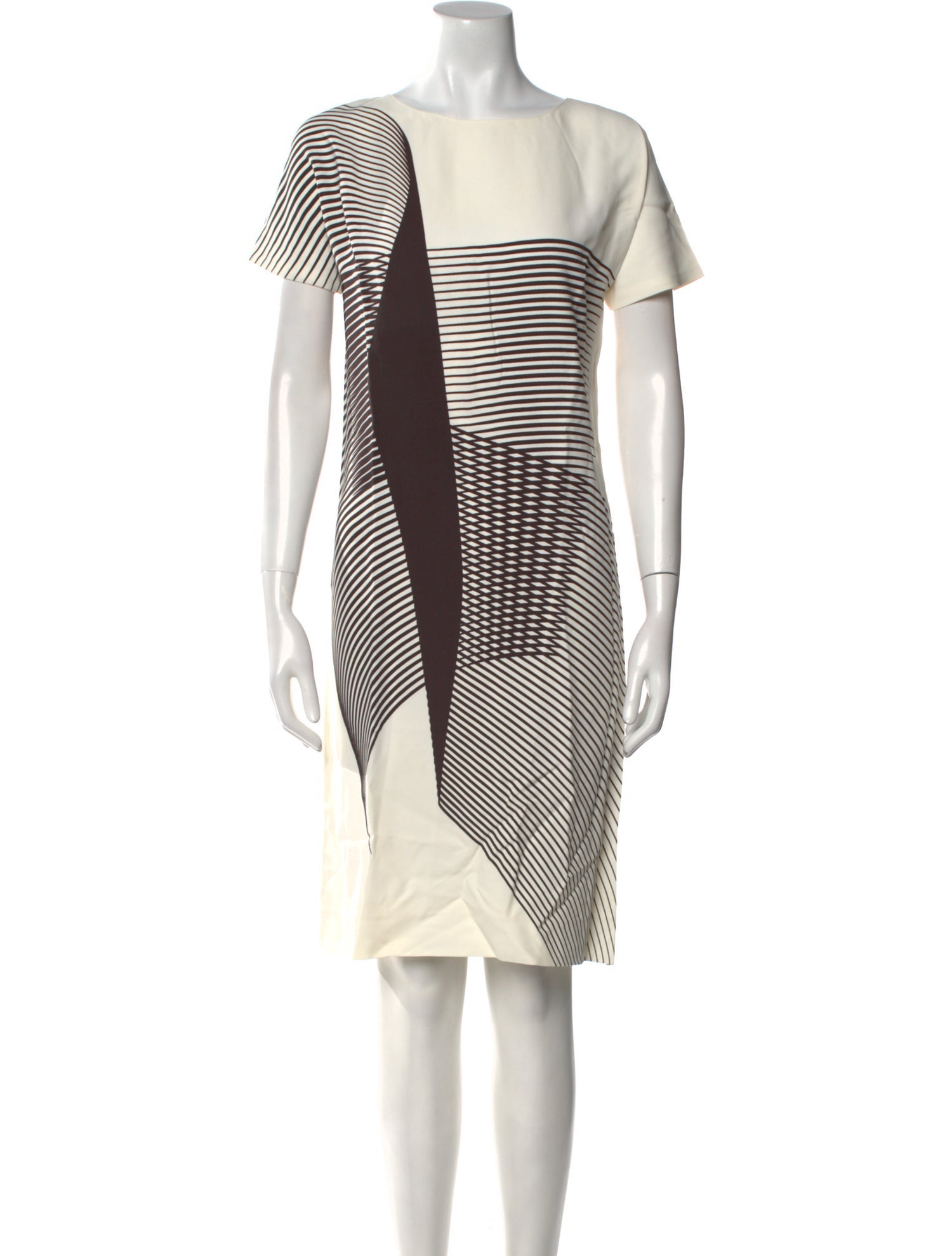 Carolina Herrera Striped Knee-Length Dress