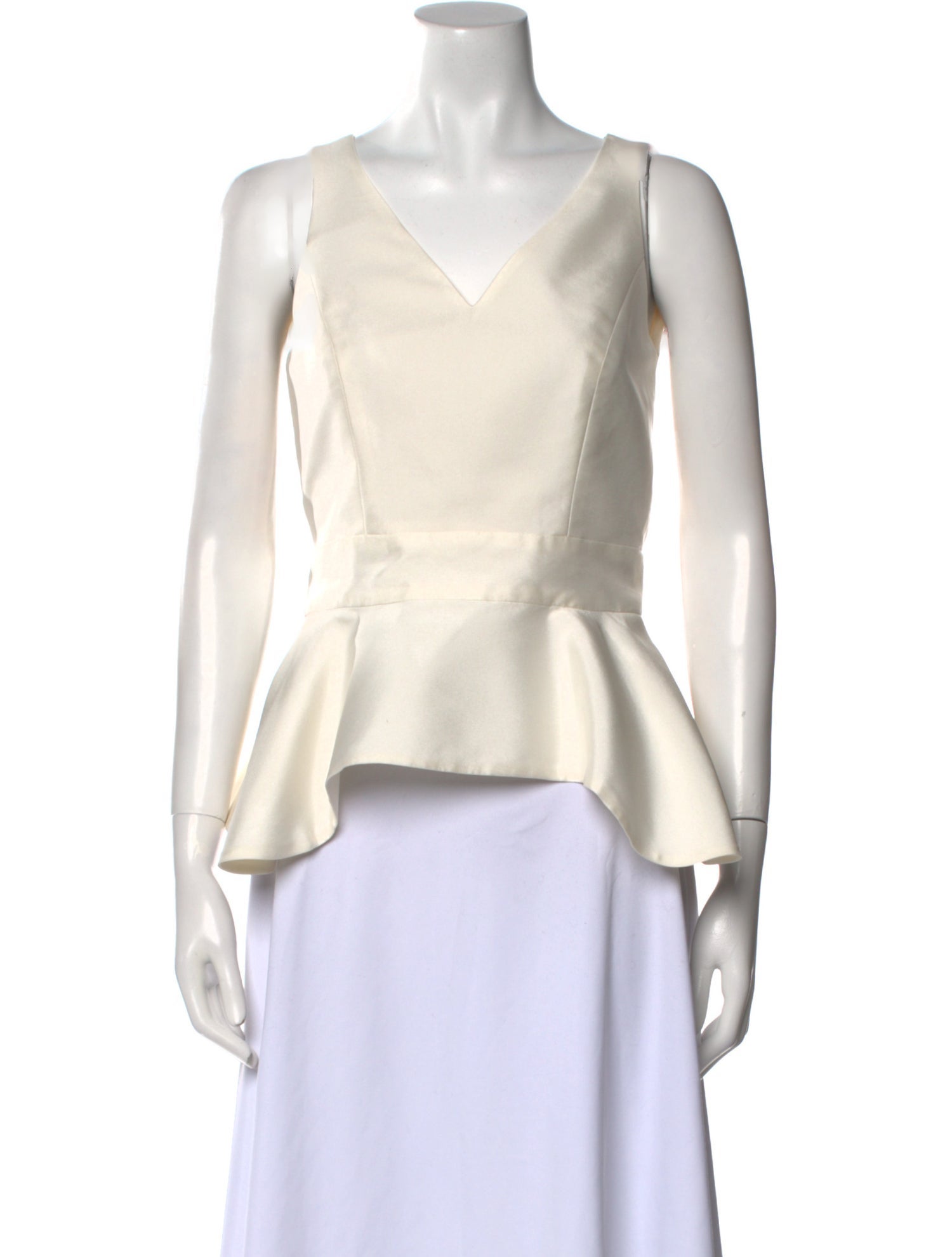 Carolina Herrera V-Neck Sleeveless Top