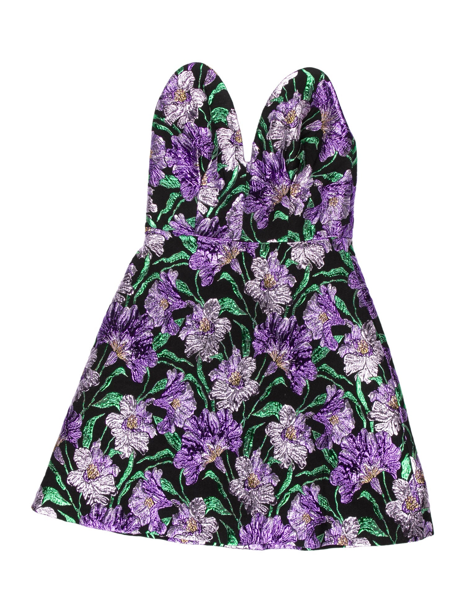 Carolina Herrera Floral Print Mini Dress