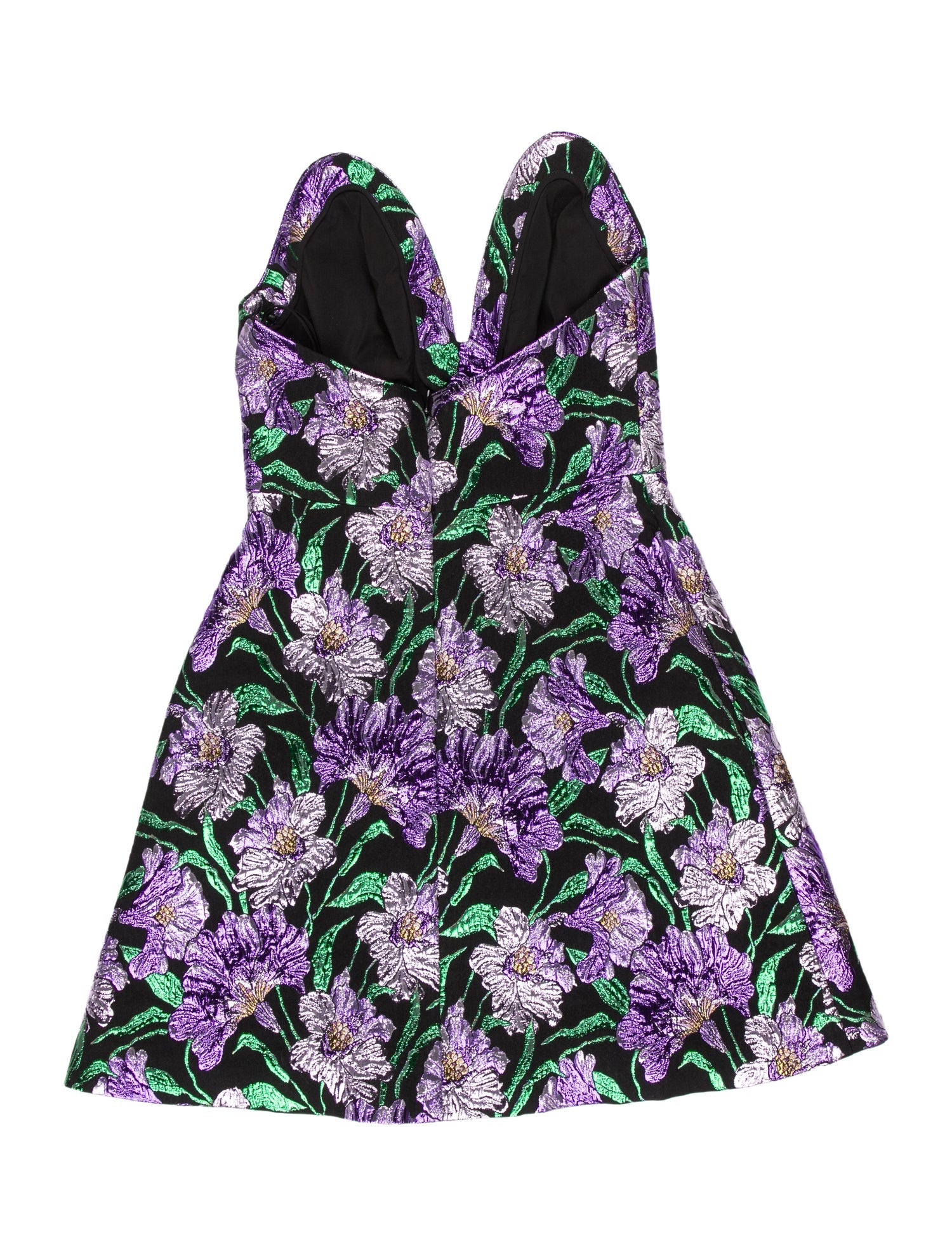 Carolina Herrera Floral Print Mini Dress