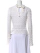 Carolina Herrera Lace Pattern Crew Neck Sweatshirt