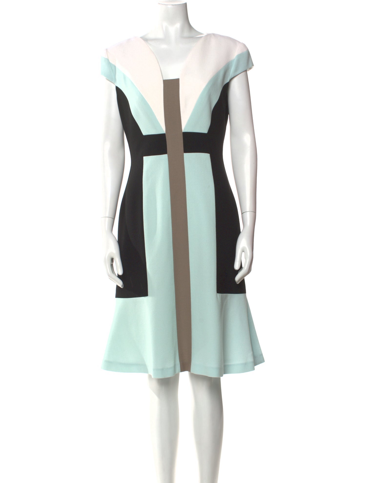 Carolina Herrera Virgin Wool Knee-Length Dress