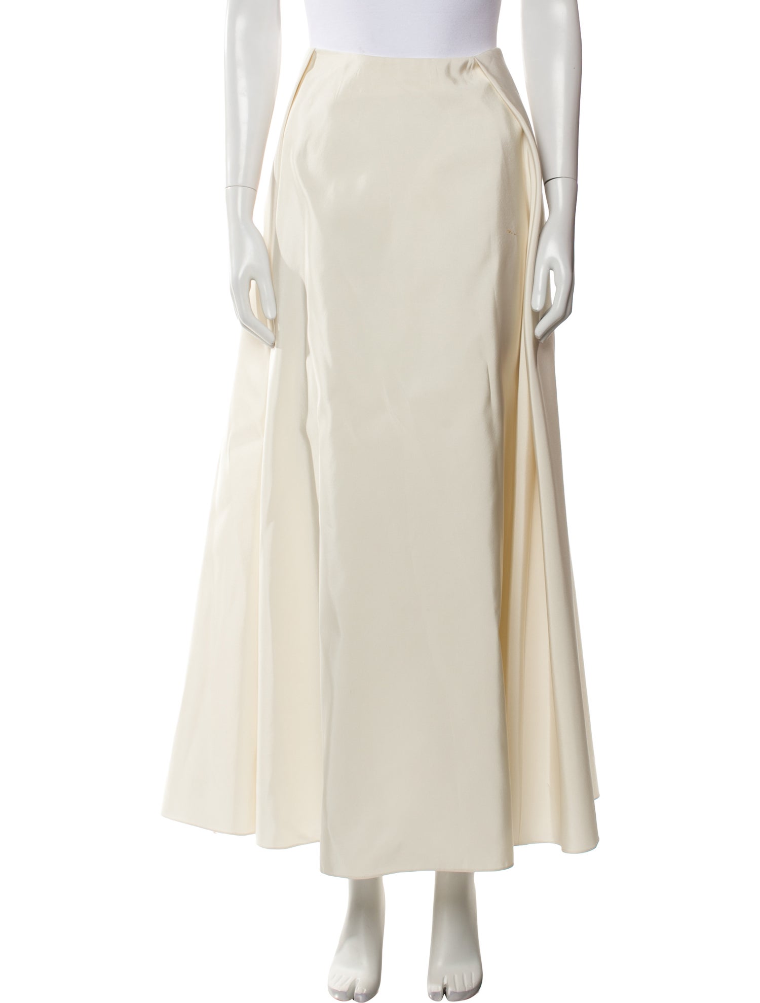 Carolina Herrera Silk Midi Length Skirt