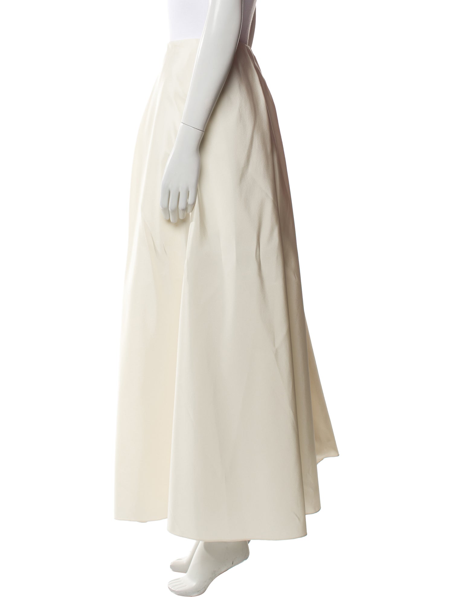 Carolina Herrera Silk Midi Length Skirt