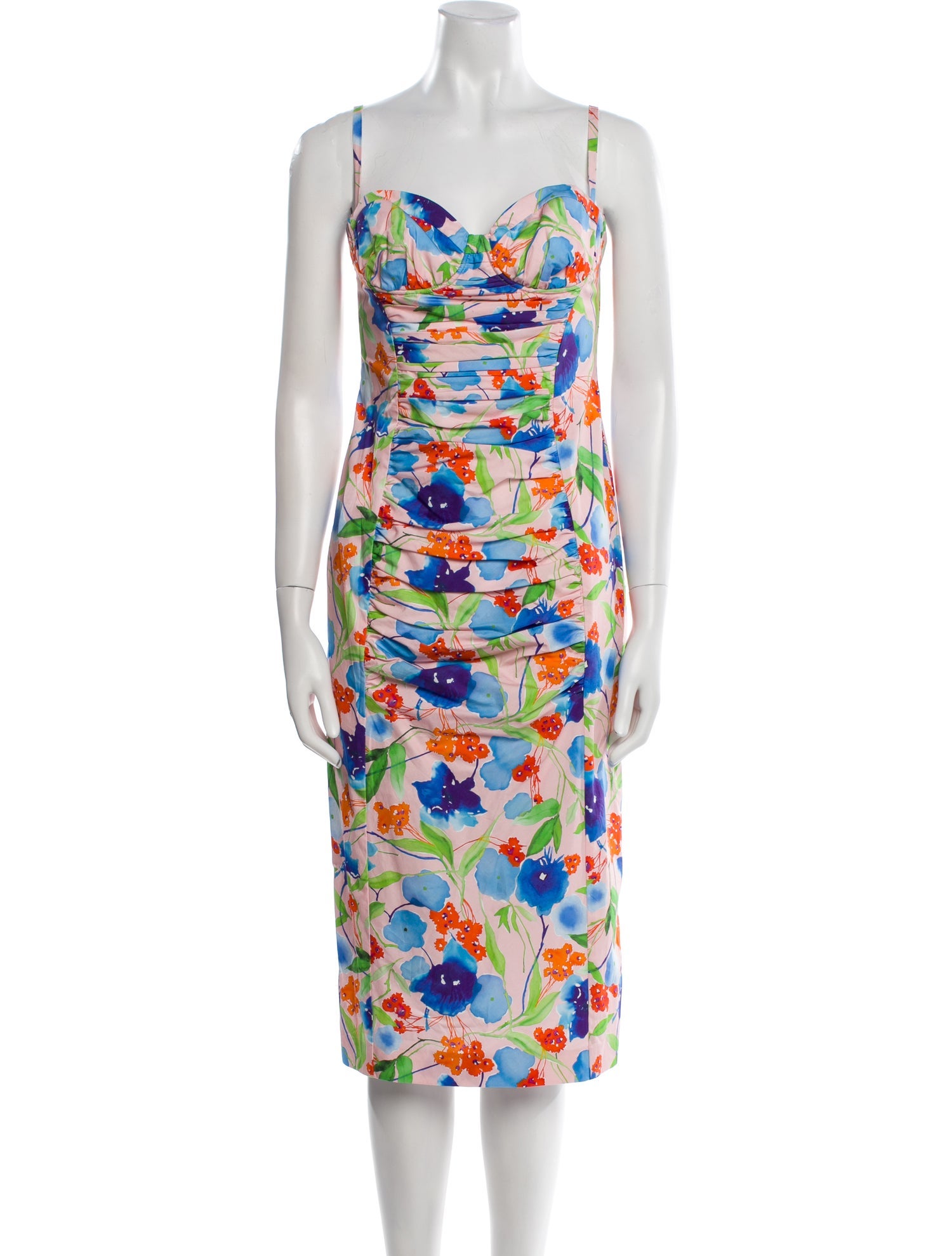 Carolina Herrera Printed Midi Length Dress