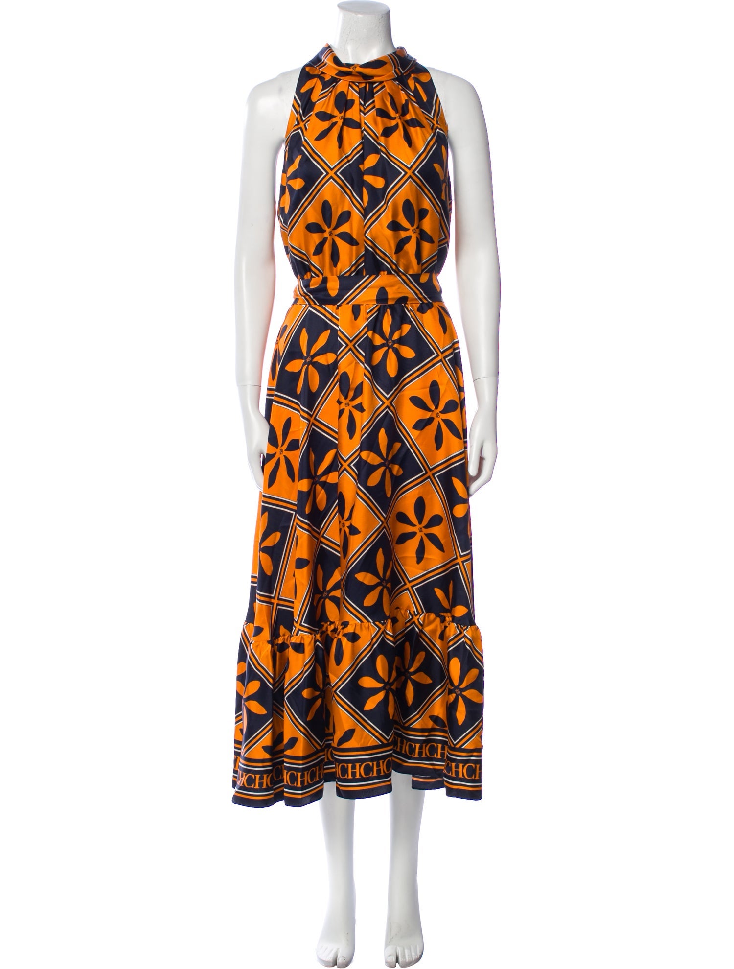 Carolina Herrera Silk Long Dress