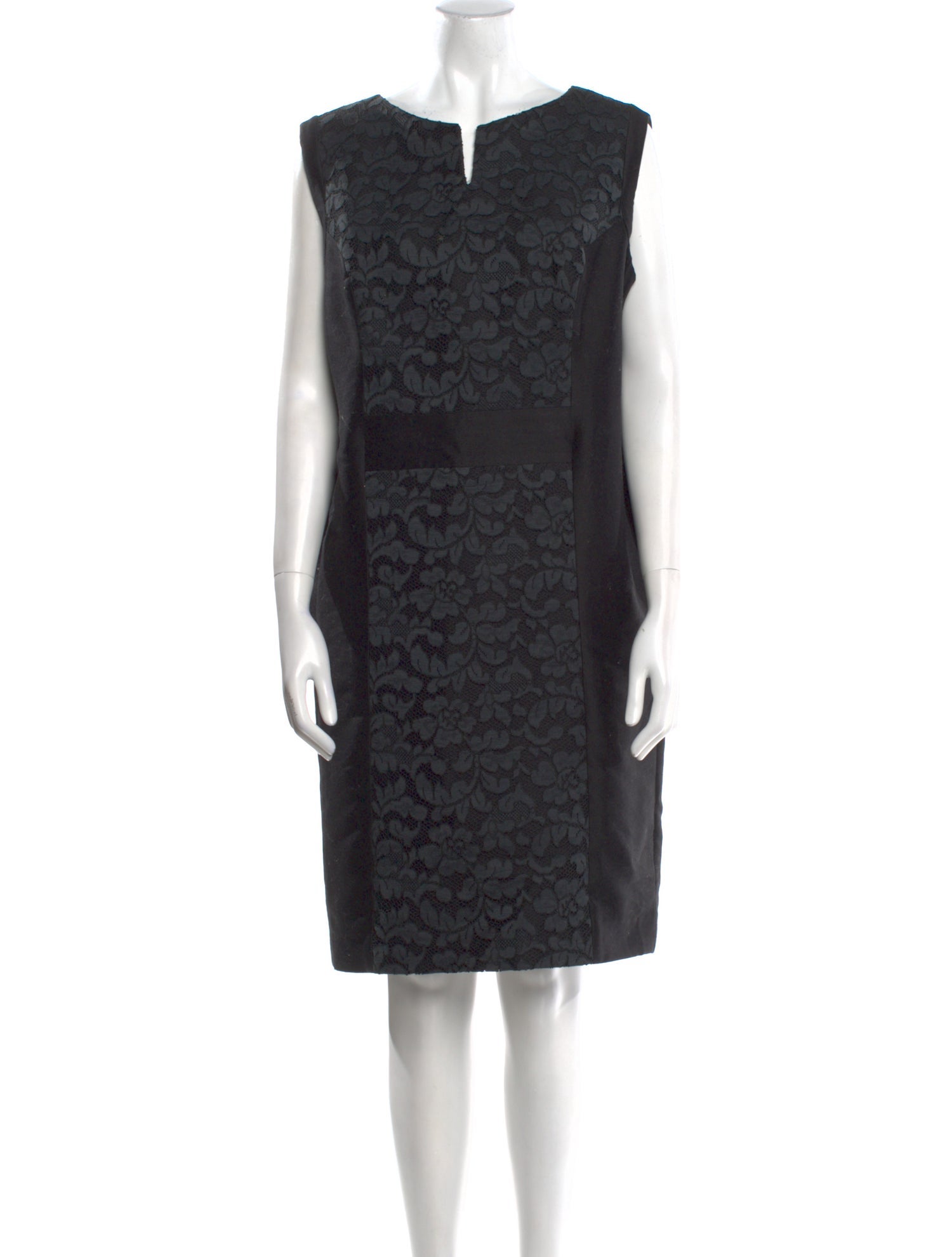 Carolina Herrera Lace Pattern Knee-Length Dress