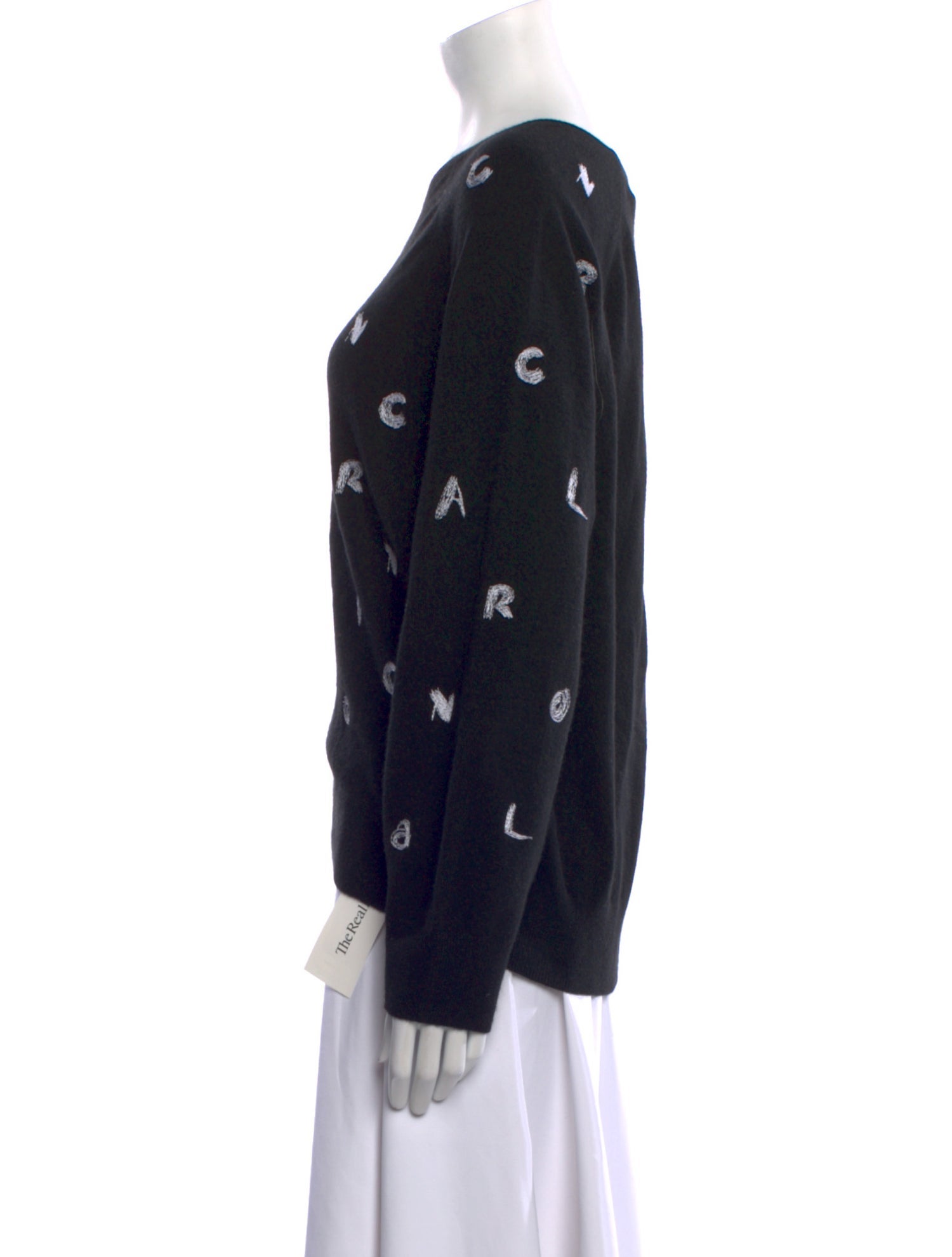 Carolina Herrera Cashmere Printed Sweater w/ Tags