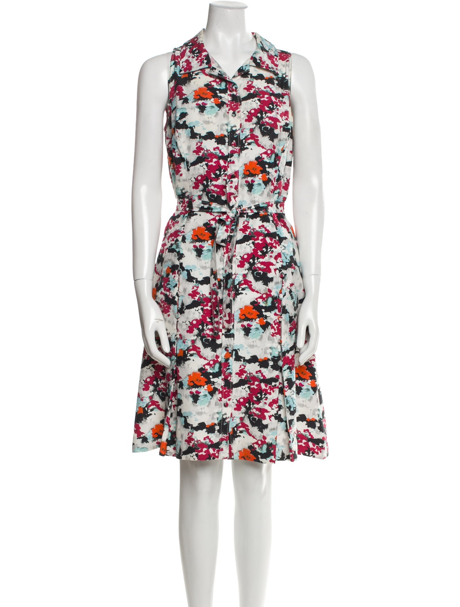 Carolina Herrera Silk Knee-Length Dress