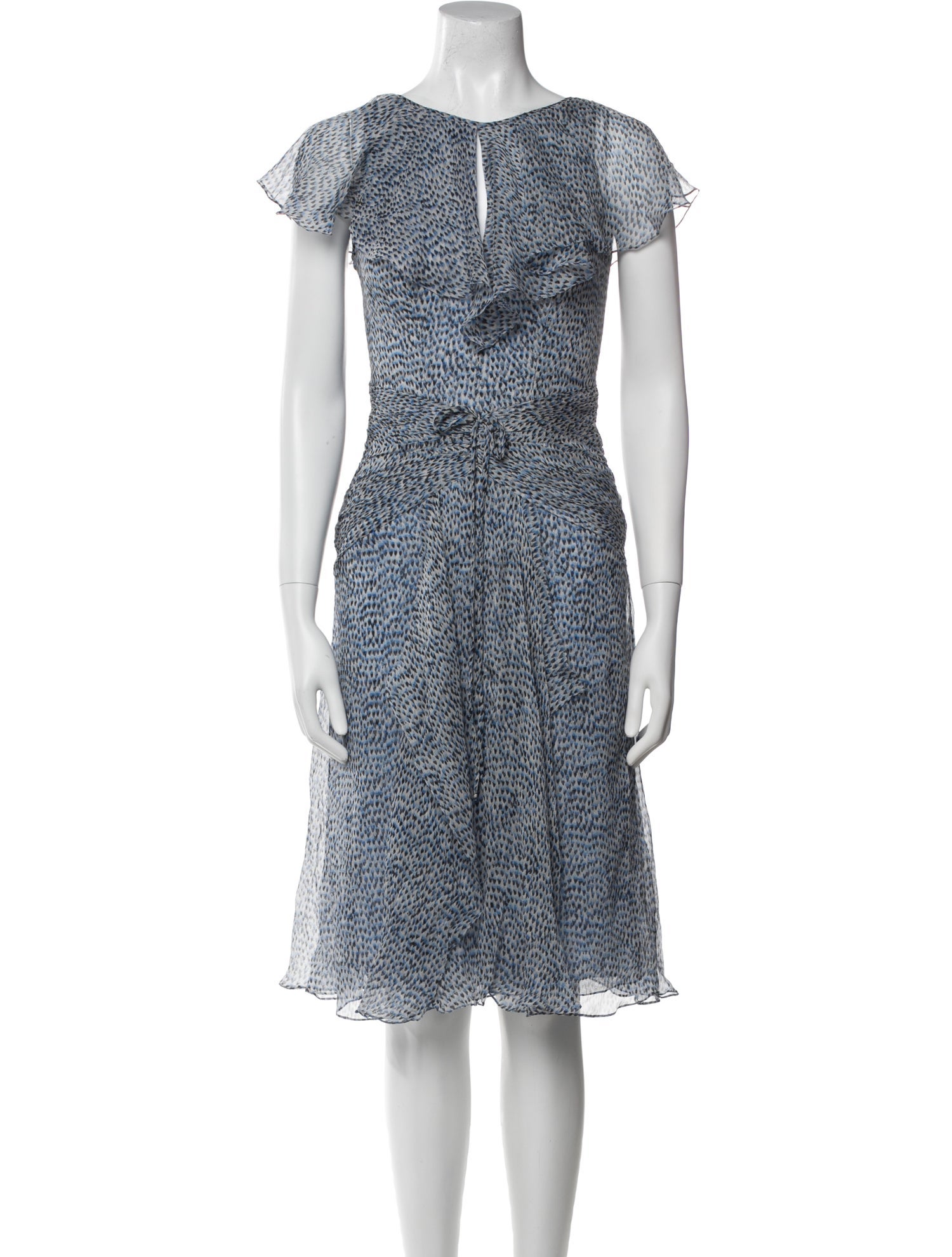 Carolina Herrera Silk Knee-Length Dress w/ Tags