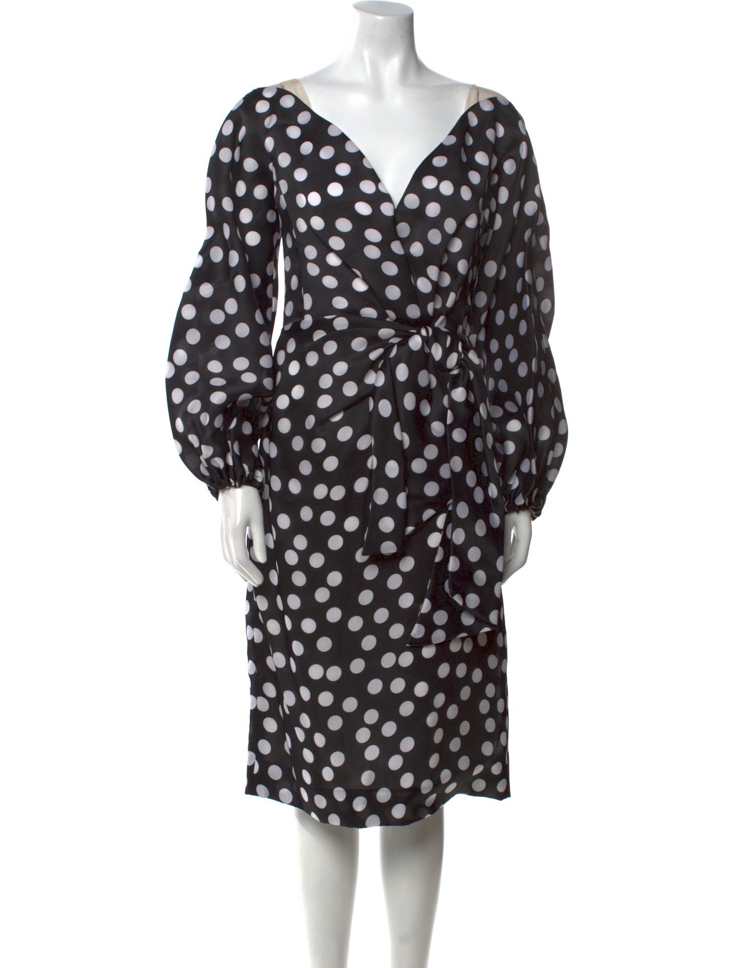 Carolina Herrera Silk Knee-Length Dress w/ Tags