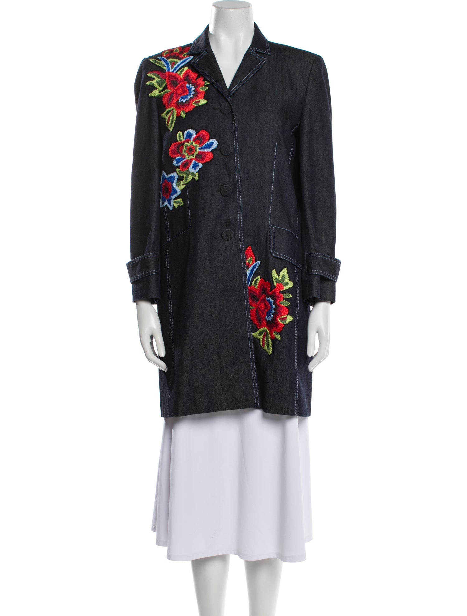 Carolina Herrera Floral Print Jacket