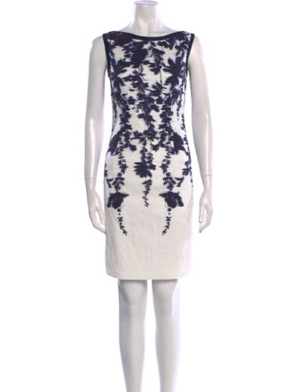Carolina Herrera Printed Mini Dress