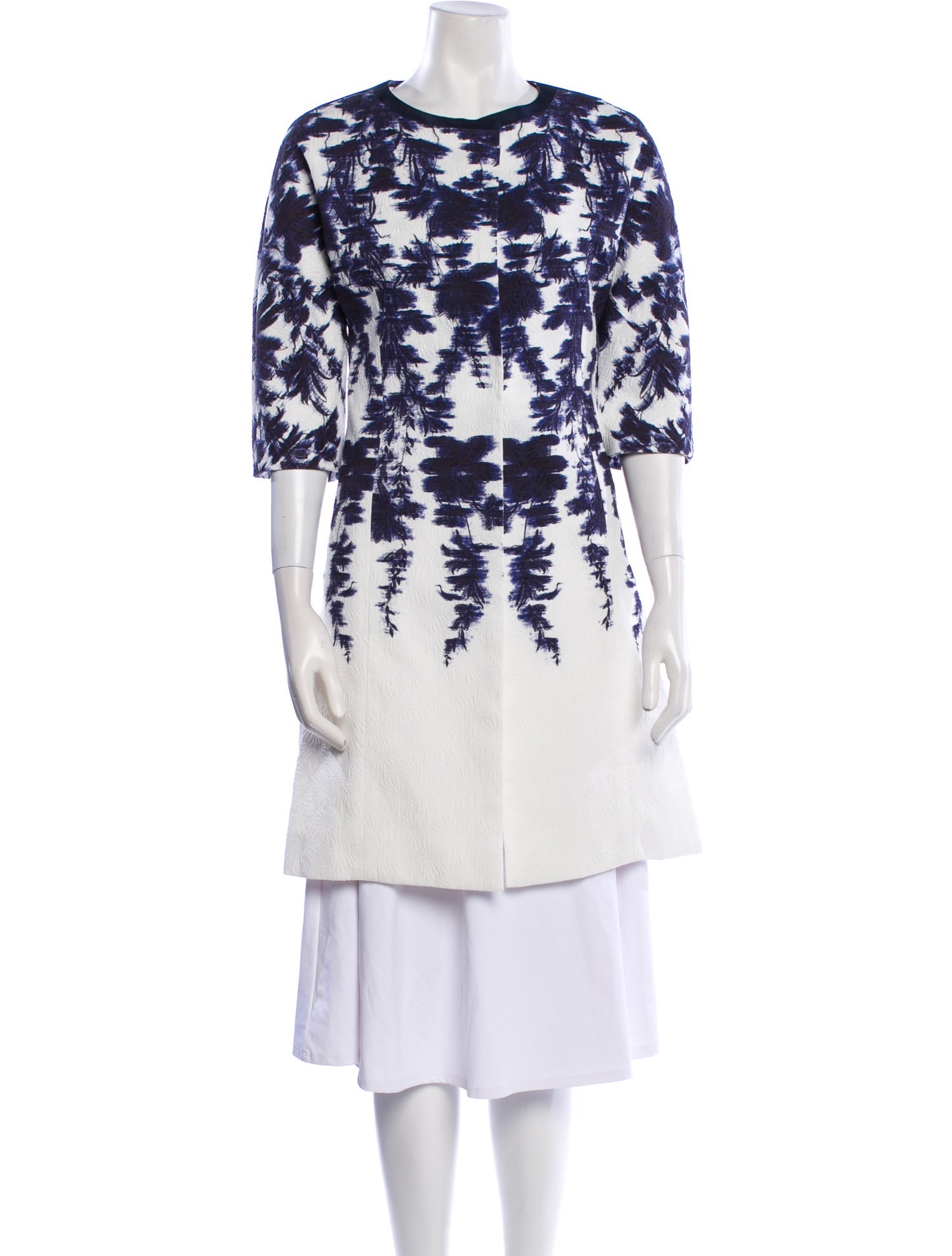 Carolina Herrera Printed Trench Coat w/ Tags