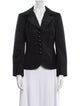 Carolina Herrera Virgin Wool Striped Blazer