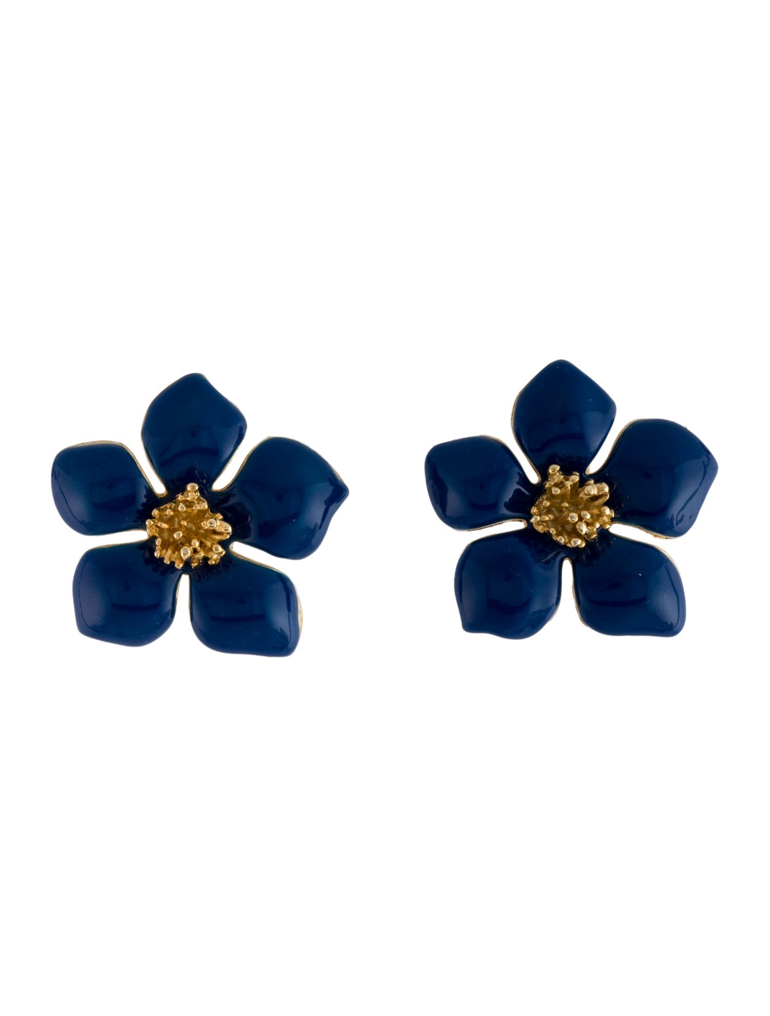 Carolina Herrera Resin Flower Clip-On Earrings