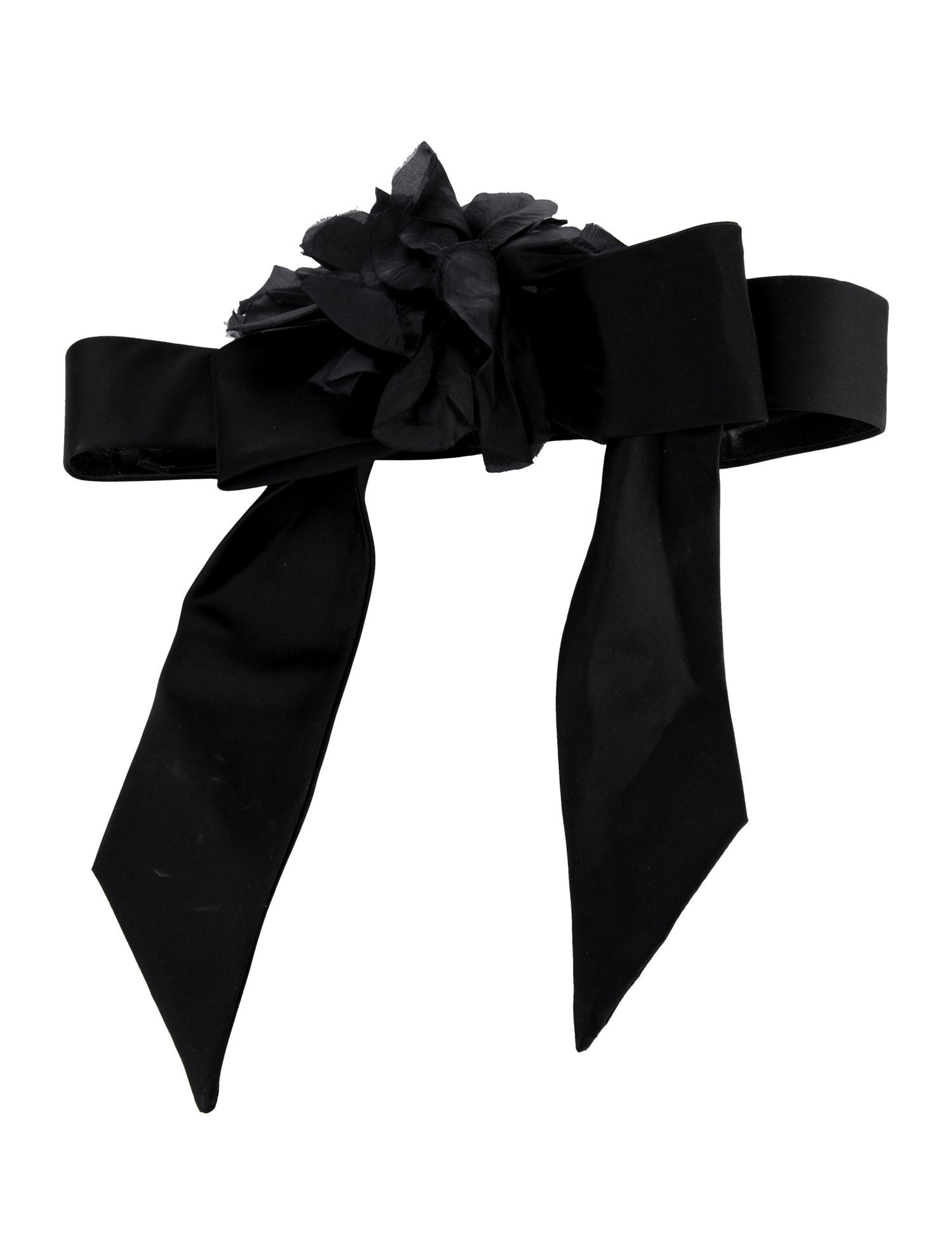 Carolina Herrera Wide Satin Waist Belt