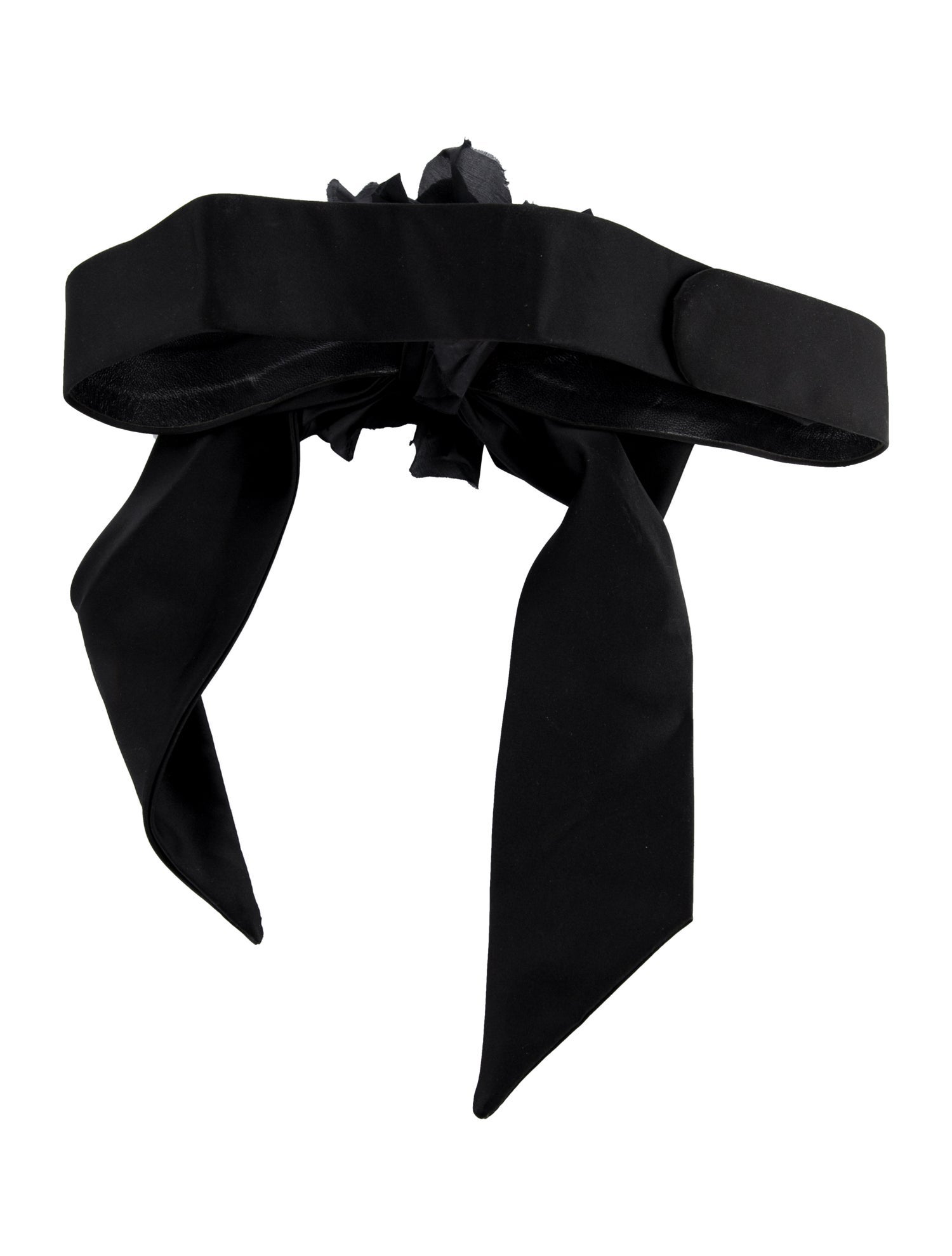 Carolina Herrera Wide Satin Waist Belt