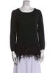 Carolina Herrera Virgin Wool Scoop Neck Sweater