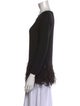 Carolina Herrera Virgin Wool Scoop Neck Sweater