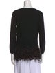 Carolina Herrera Virgin Wool Scoop Neck Sweater