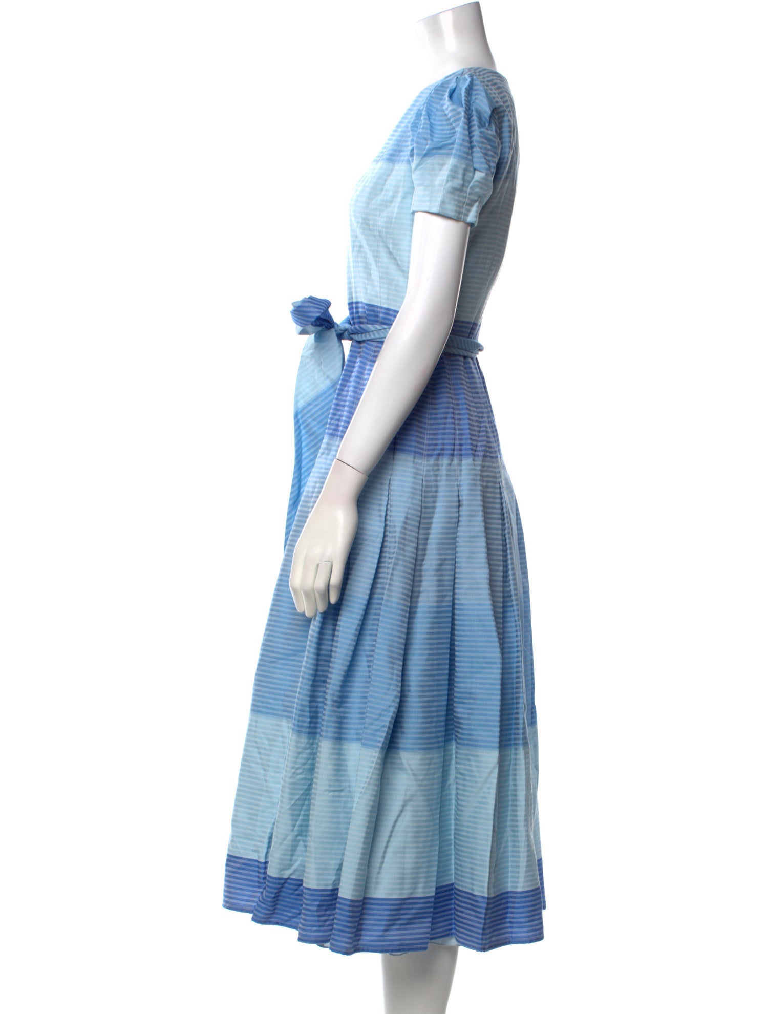 Carolina Herrera Striped Midi Length Dress w/ Tags