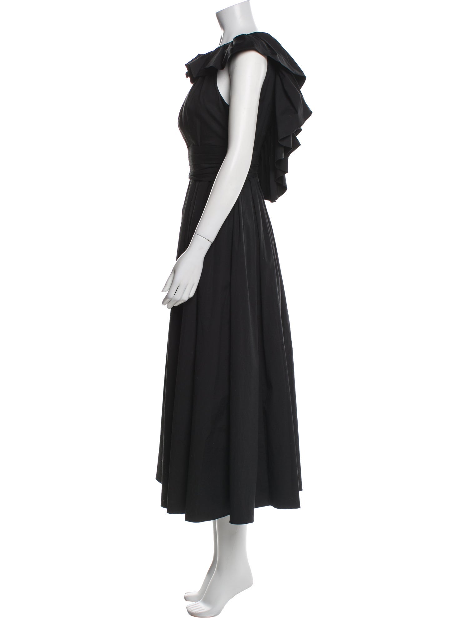 Carolina Herrera Bateau Neckline Long Dress