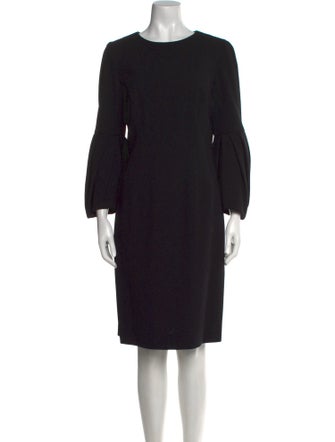 Carolina Herrera Virgin Wool Knee-Length Dress