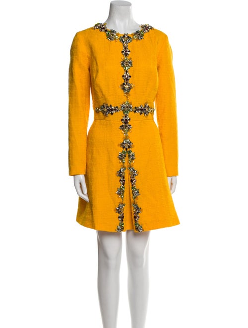 Carolina Herrera Virgin Wool Mini Dress