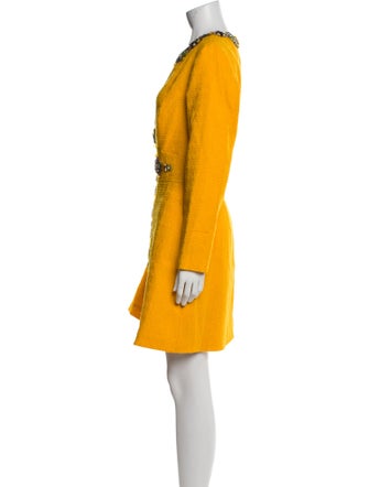 Carolina Herrera Virgin Wool Mini Dress