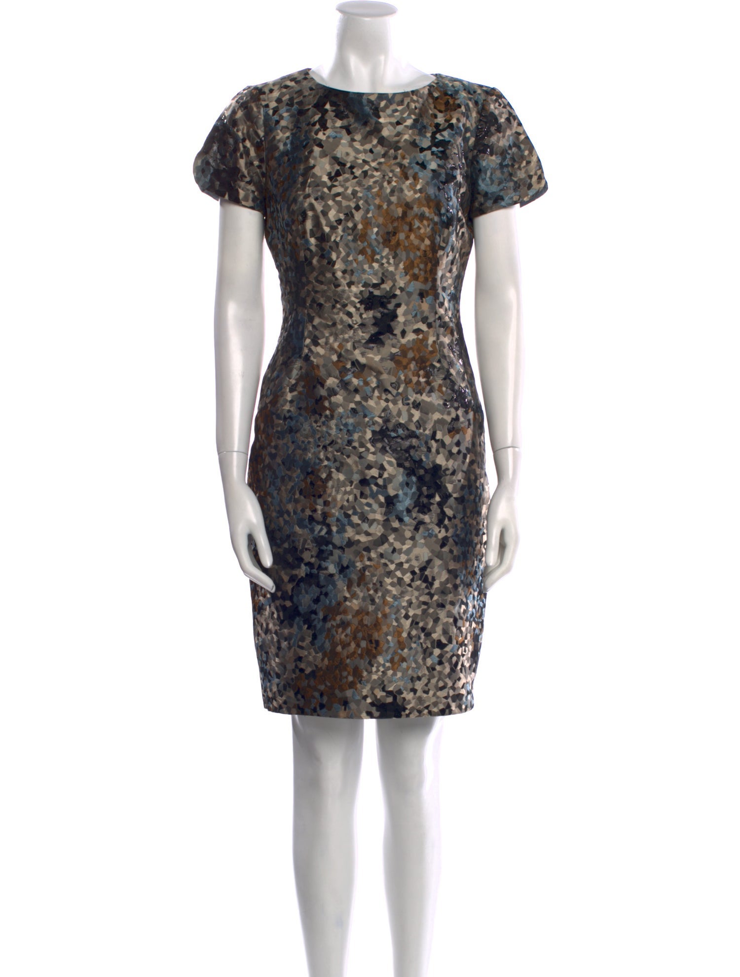Carolina Herrera Wool Knee-Length Dress