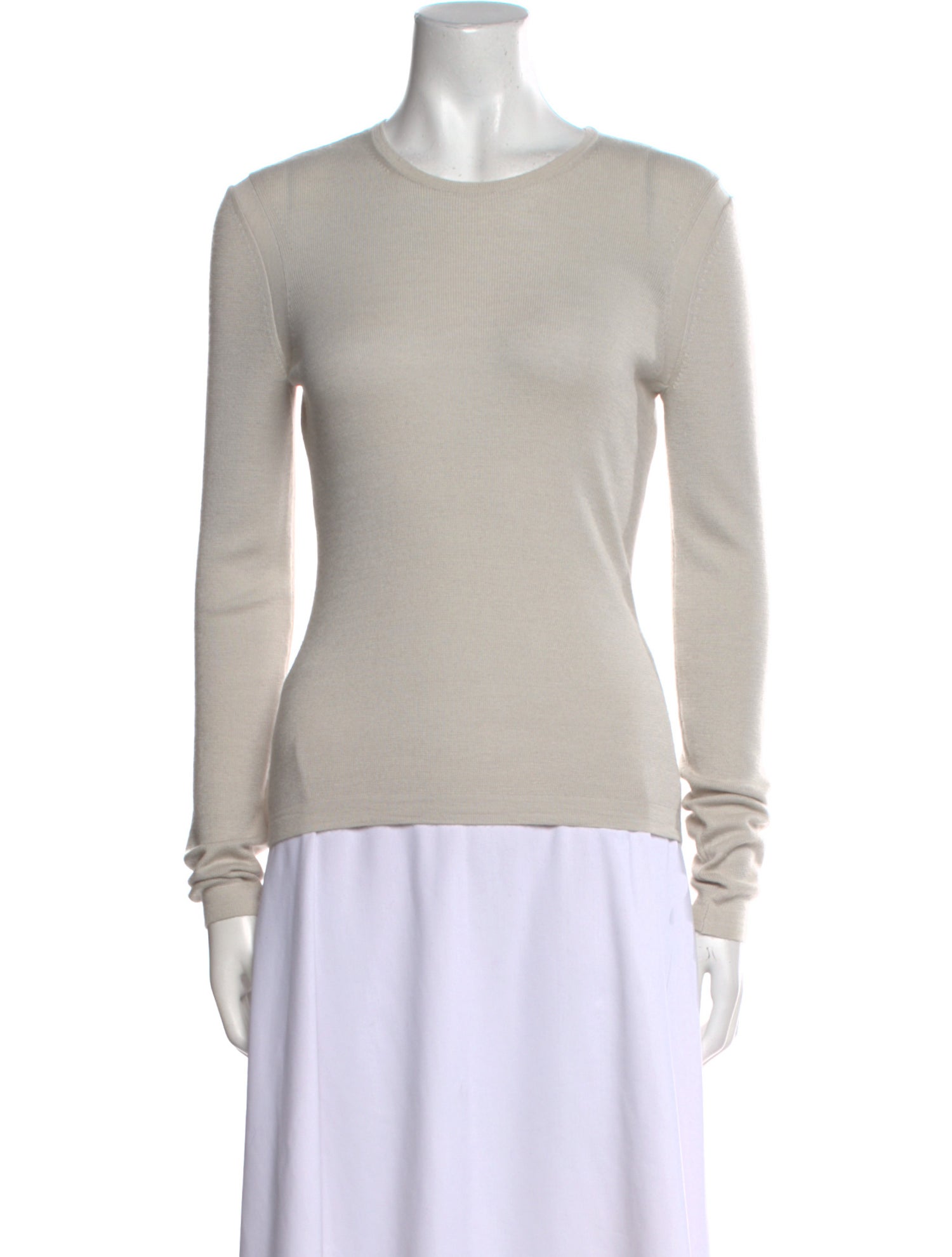 Carolina Herrera Cashmere Scoop Neck Sweater
