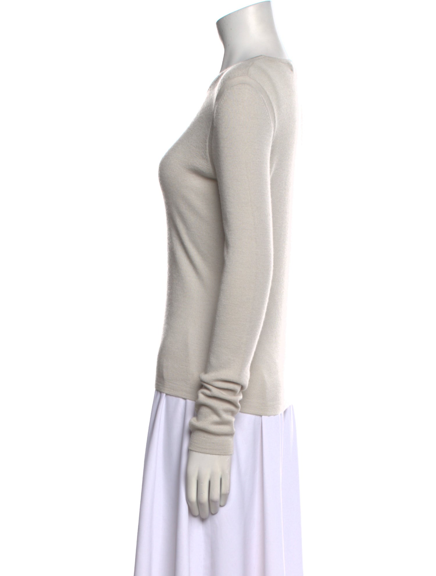 Carolina Herrera Cashmere Scoop Neck Sweater