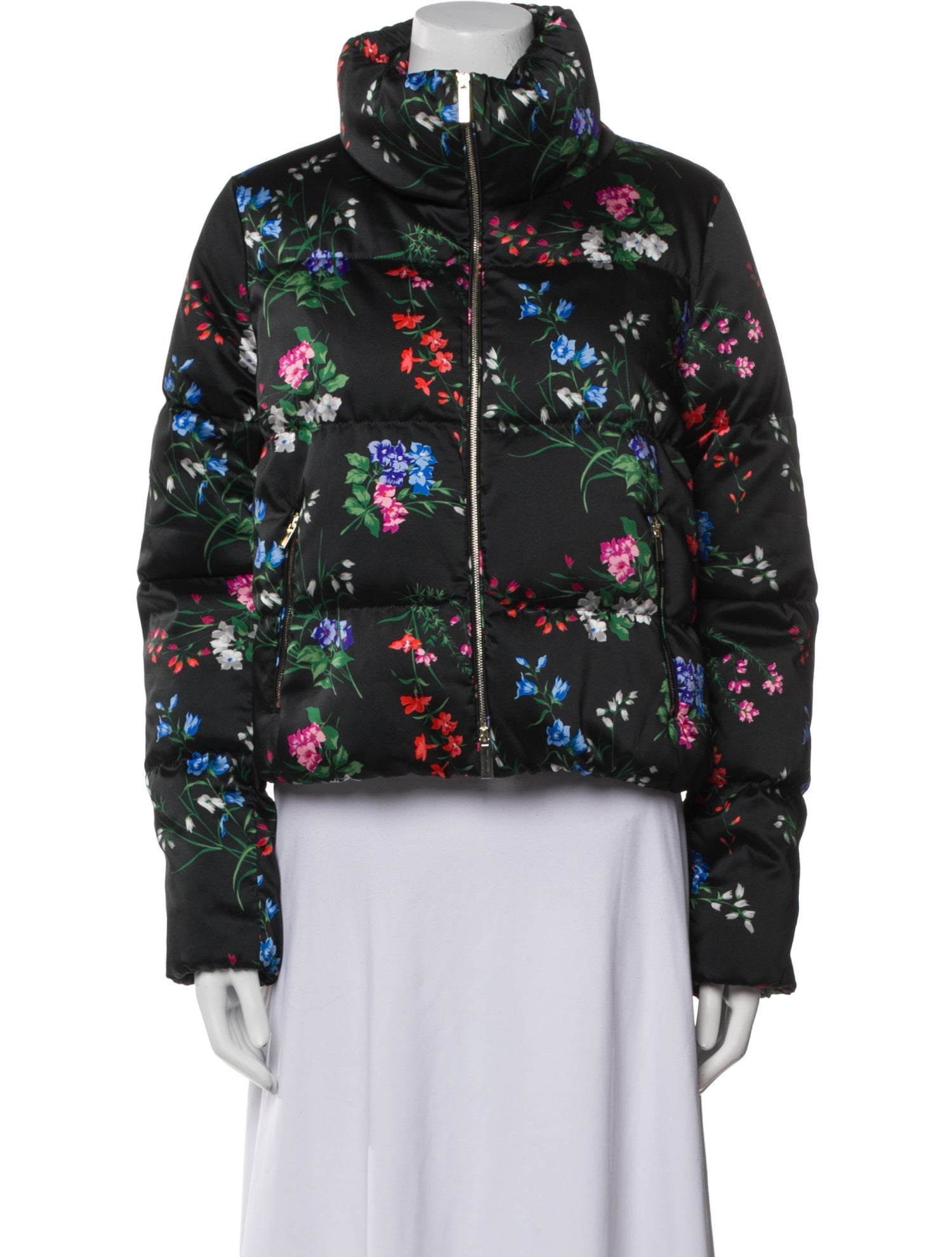 Carolina Herrera Floral Print Down Jacket