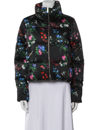 Carolina Herrera Floral Print Down Jacket