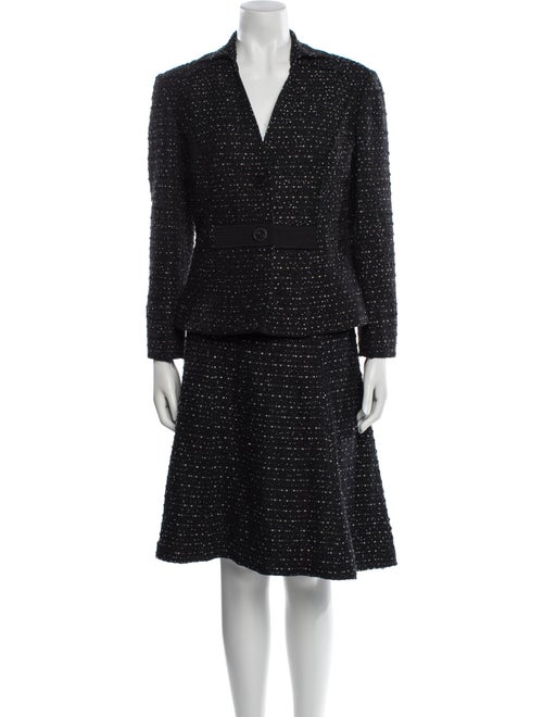 Carolina Herrera Polka Dot Print Skirt Set