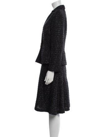 Carolina Herrera Polka Dot Print Skirt Set