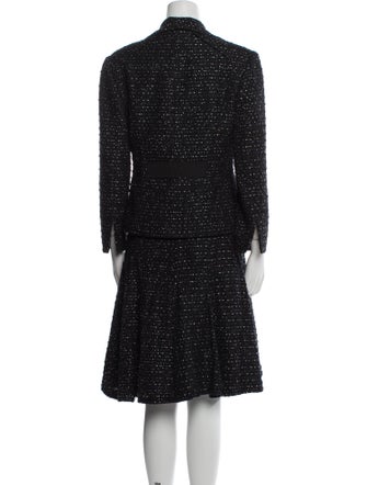 Carolina Herrera Polka Dot Print Skirt Set