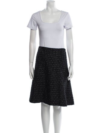 Carolina Herrera Polka Dot Print Skirt Set