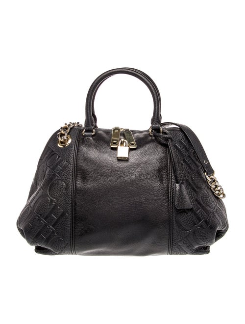 Carolina Herrera Leather Top Handle Bag