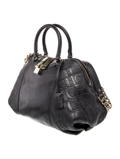 Carolina Herrera Leather Top Handle Bag