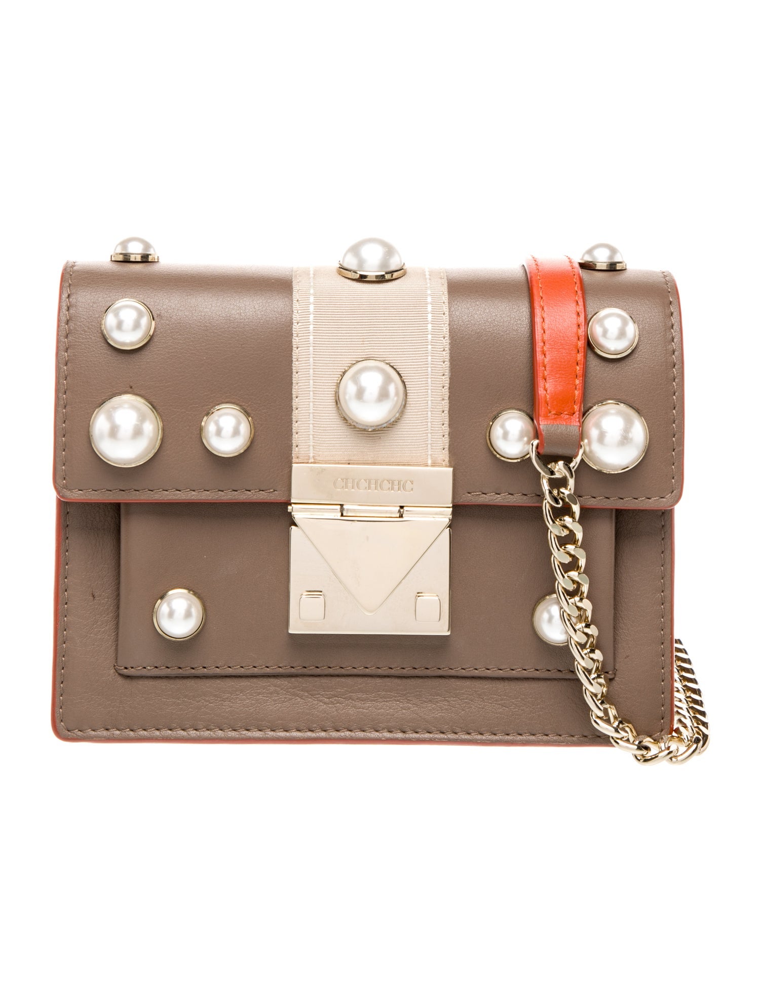 Carolina Herrera Leather Crossbody Bag