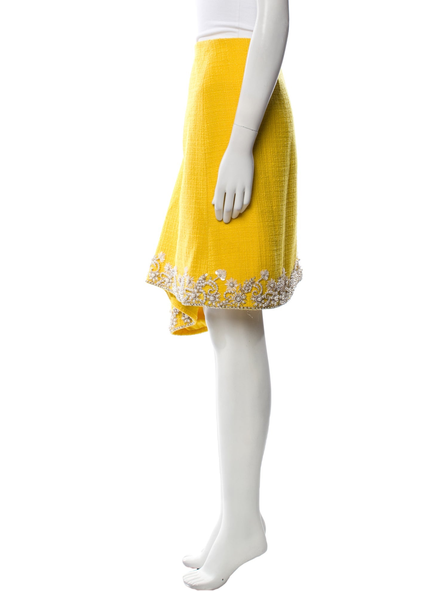 Carolina Herrera Virgin Wool Knee-Length Skirt