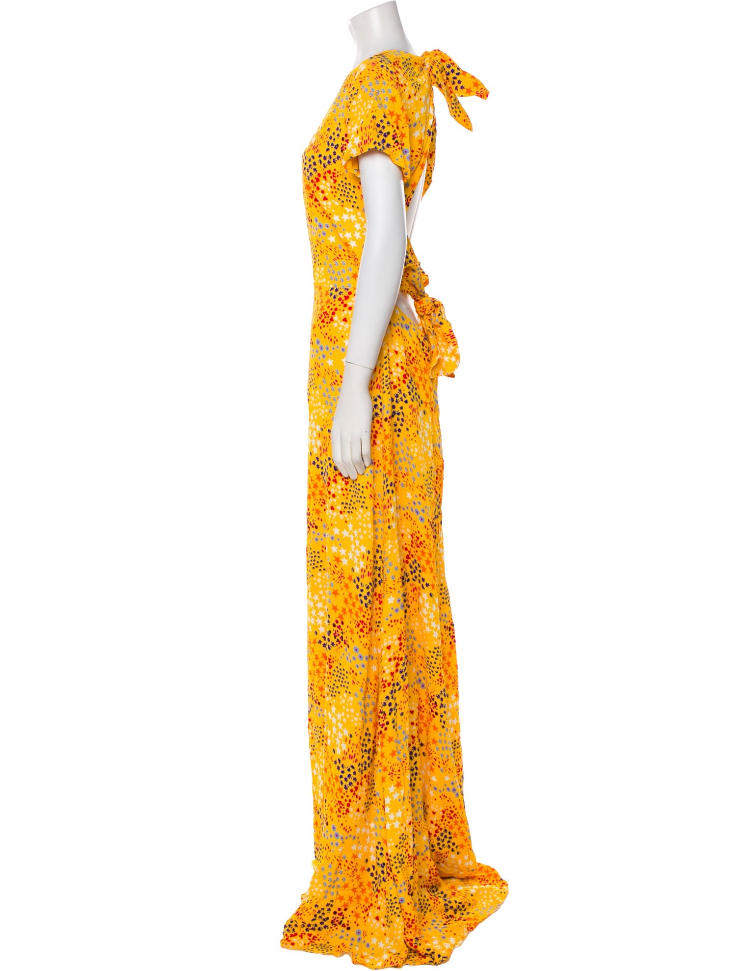 Carolina Herrera Printed Long Dress