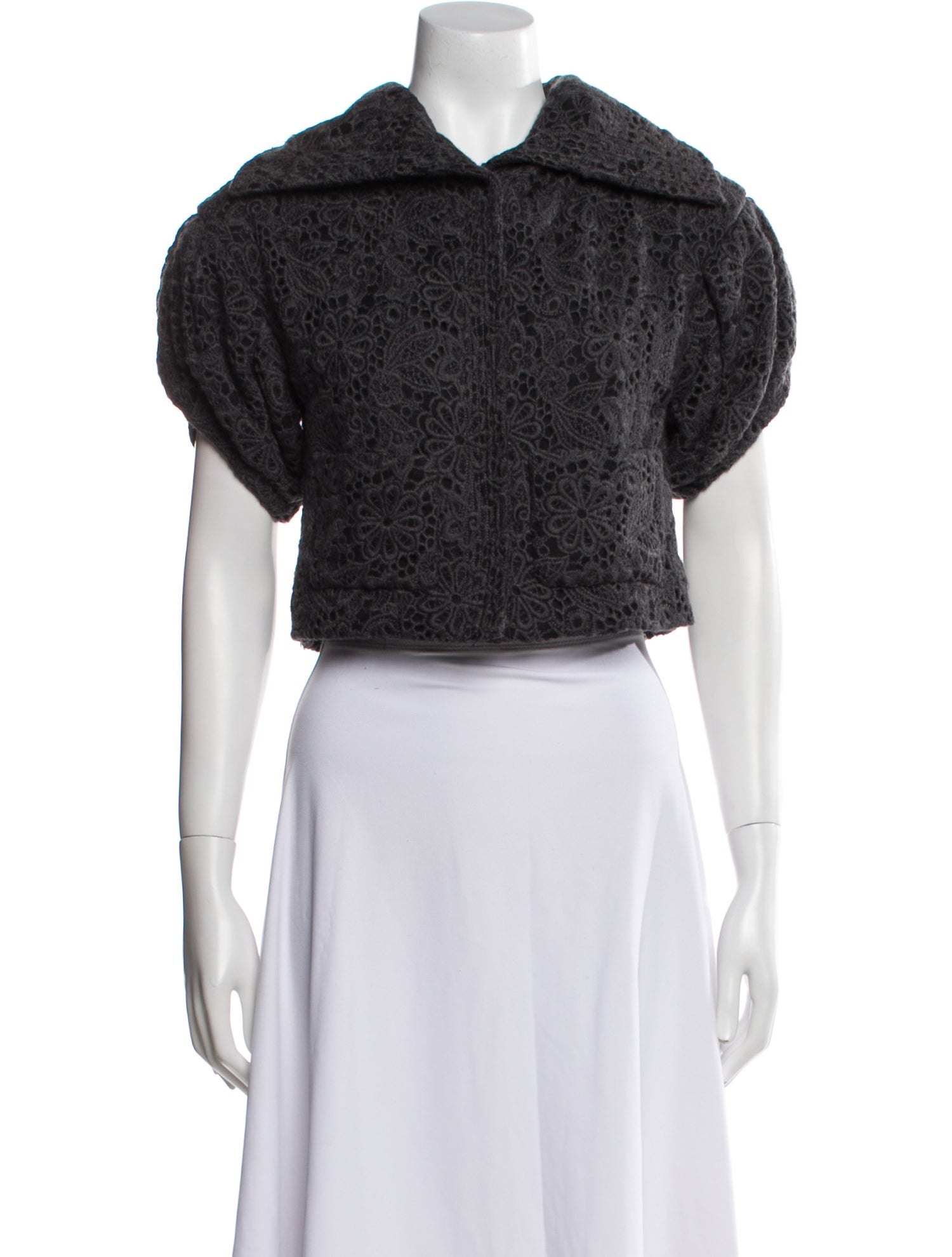 Carolina Herrera Floral Print Bolero