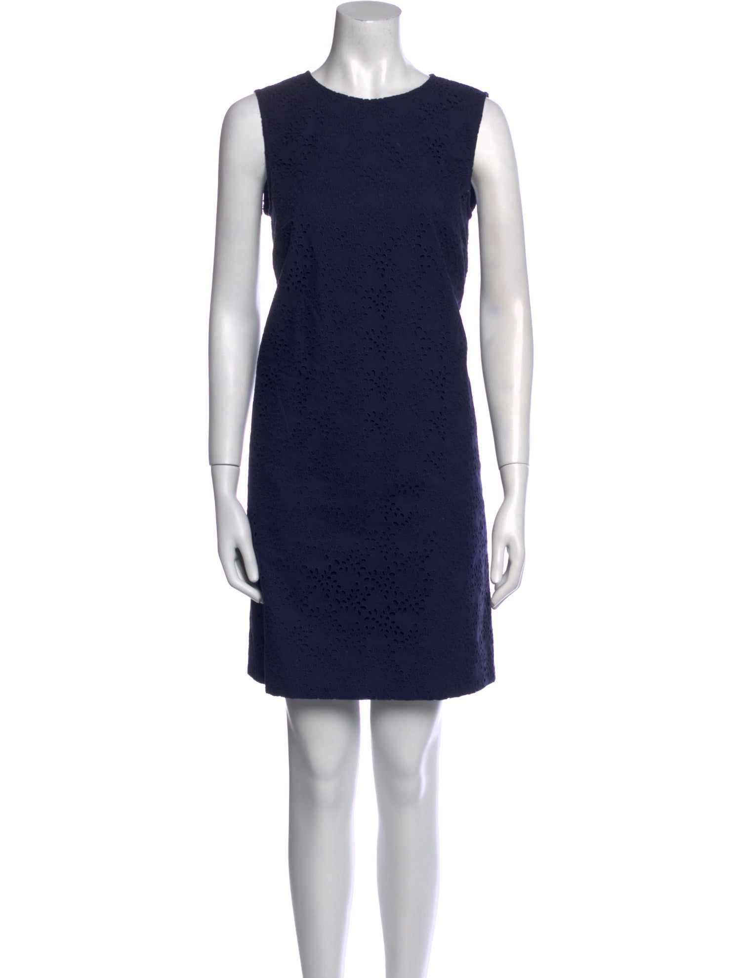 Carolina Herrera Crew Neck Mini Dress