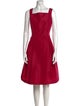 Carolina Herrera Silk Knee-Length Dress