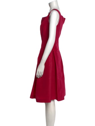 Carolina Herrera Silk Knee-Length Dress